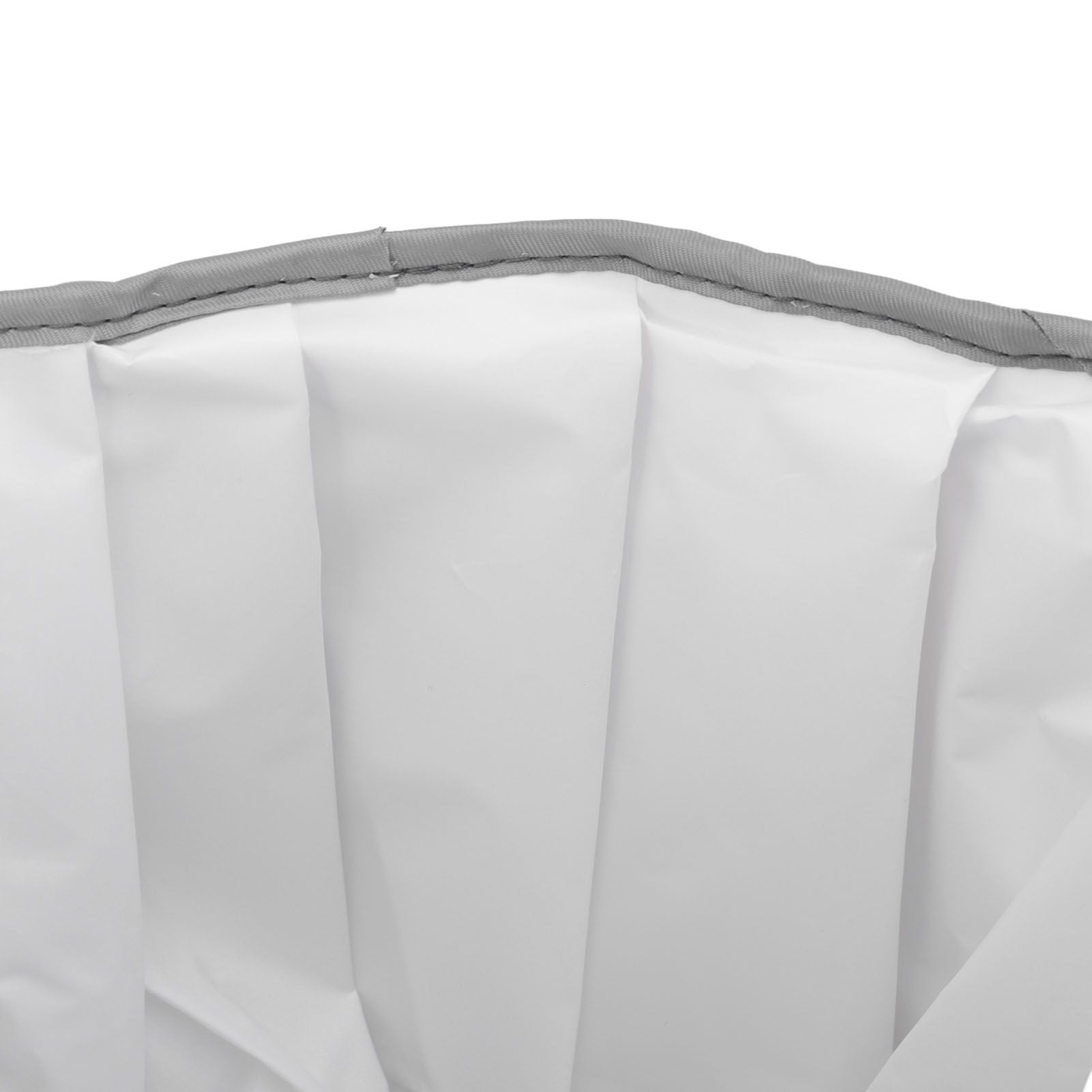 Foldable Foot Tub Polyester Double Layer Collapsible Camping Bucket with Storage Bag for Outdoor Grey V1294-YM3117220219411-0421