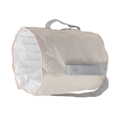 Foldable Foot Tub Polyester Double Layer Collapsible Camping Bucket with Storage Bag for Outdoor Beige V1294-YM3117220219413-0421