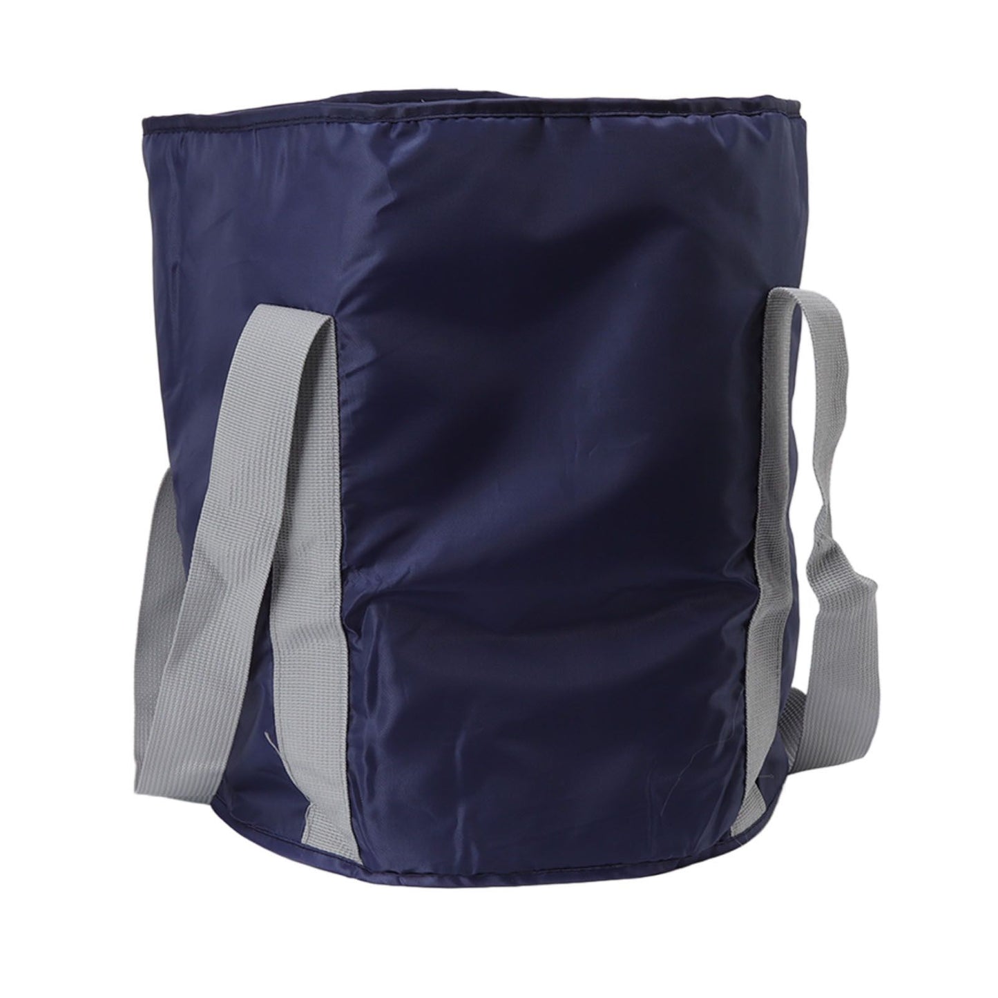 Foldable Foot Tub Polyester Double Layer Collapsible Camping Bucket with Storage Bag for Outdoor Navy Blue V1294-YM3117220219414-0421