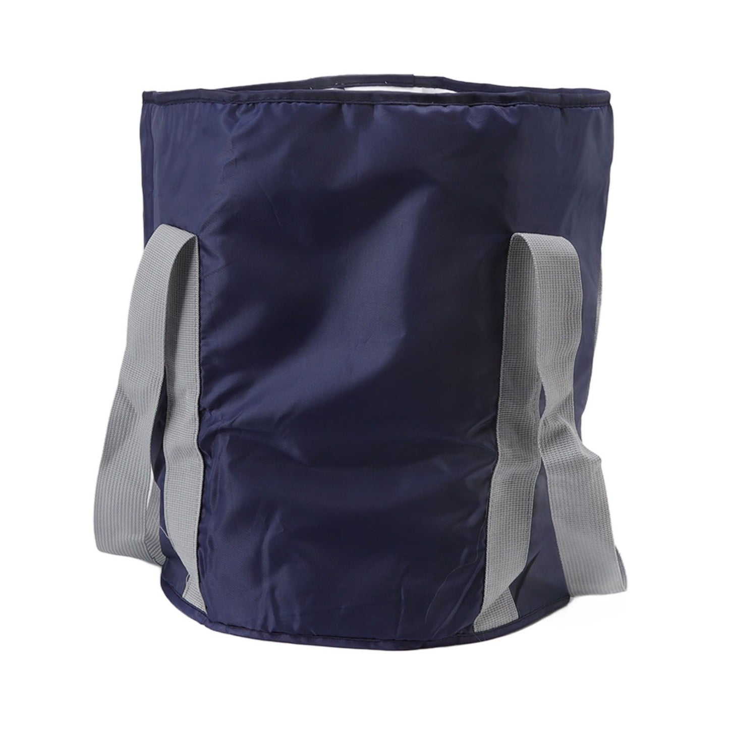 Foldable Foot Tub Polyester Double Layer Collapsible Camping Bucket with Storage Bag for Outdoor Navy Blue V1294-YM3117220219414-0421
