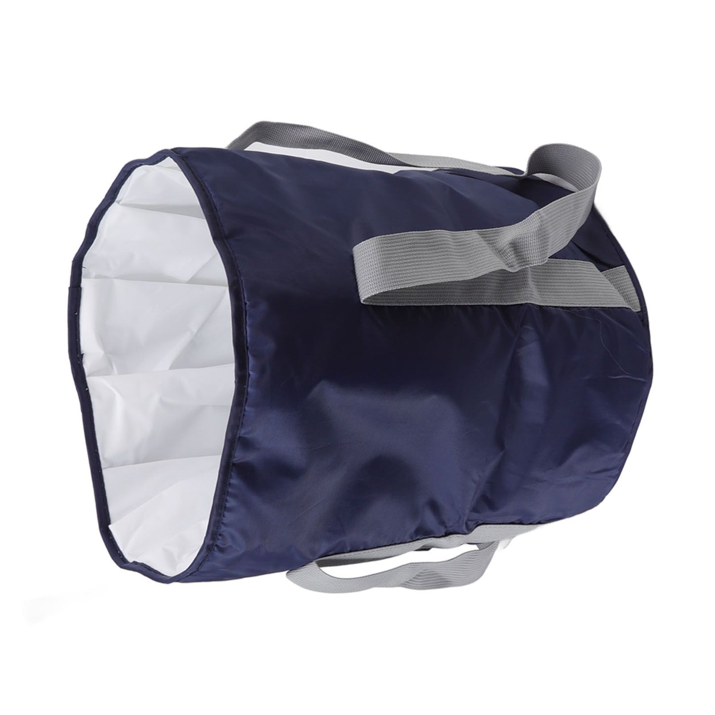 Foldable Foot Tub Polyester Double Layer Collapsible Camping Bucket with Storage Bag for Outdoor Navy Blue V1294-YM3117220219414-0421