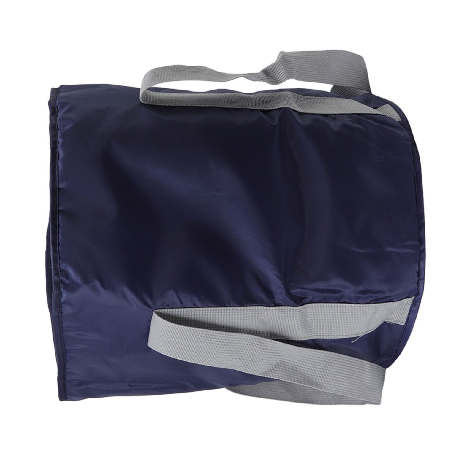 Foldable Foot Tub Polyester Double Layer Collapsible Camping Bucket with Storage Bag for Outdoor Navy Blue V1294-YM3117220219414-0421