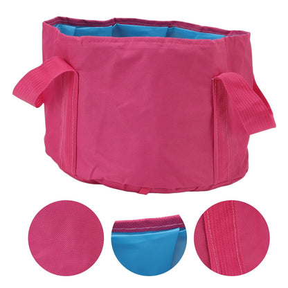 Collapsible Camping Bucket Multifunctional Portable Double Layer Foldable Water Container for Fishing Foot V1294-YM3117220219511-0421