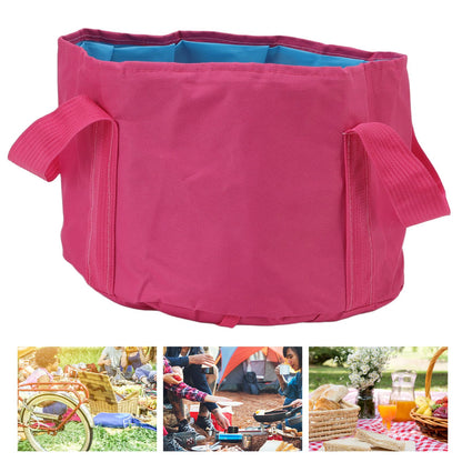 Collapsible Camping Bucket Multifunctional Portable Double Layer Foldable Water Container for Fishing Foot V1294-YM3117220219511-0421