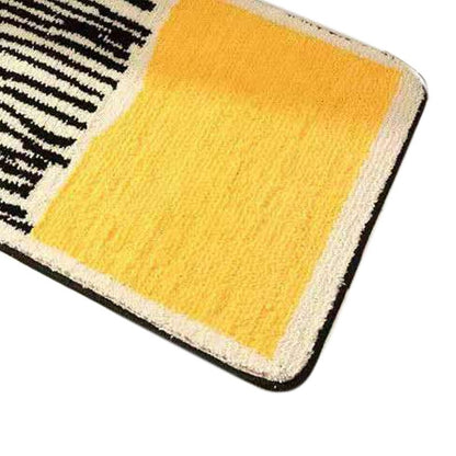 Carpet Rectangular Anti Skid Thickened Comfortable Moisture Absorbing Washable Rug for Entrance Yellow 40 X V1294-YM3117220220011-0421