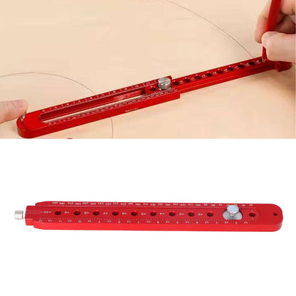 Woodworking Circle Ruler Aluminium Alloy Adjustable Woodworking Circular Drawing Tool for Carpenter Tool V1294-YM3117220221711-0421