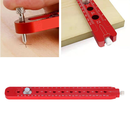 Woodworking Circle Ruler Aluminium Alloy Adjustable Woodworking Circular Drawing Tool for Carpenter Tool V1294-YM3117220221711-0421