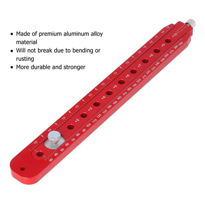 Woodworking Circle Ruler Aluminium Alloy Adjustable Woodworking Circular Drawing Tool for Carpenter Tool V1294-YM3117220221711-0421
