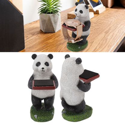 Resin Watch Stand Handmade Figurine Model Decorative Watch Display Stand for Home Panda V1294-YM3117220222912-0421