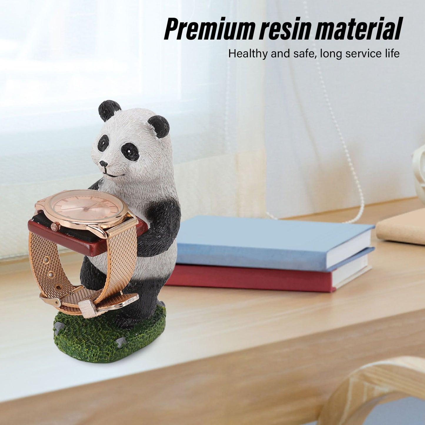 Resin Watch Stand Handmade Figurine Model Decorative Watch Display Stand for Home Panda V1294-YM3117220222912-0421