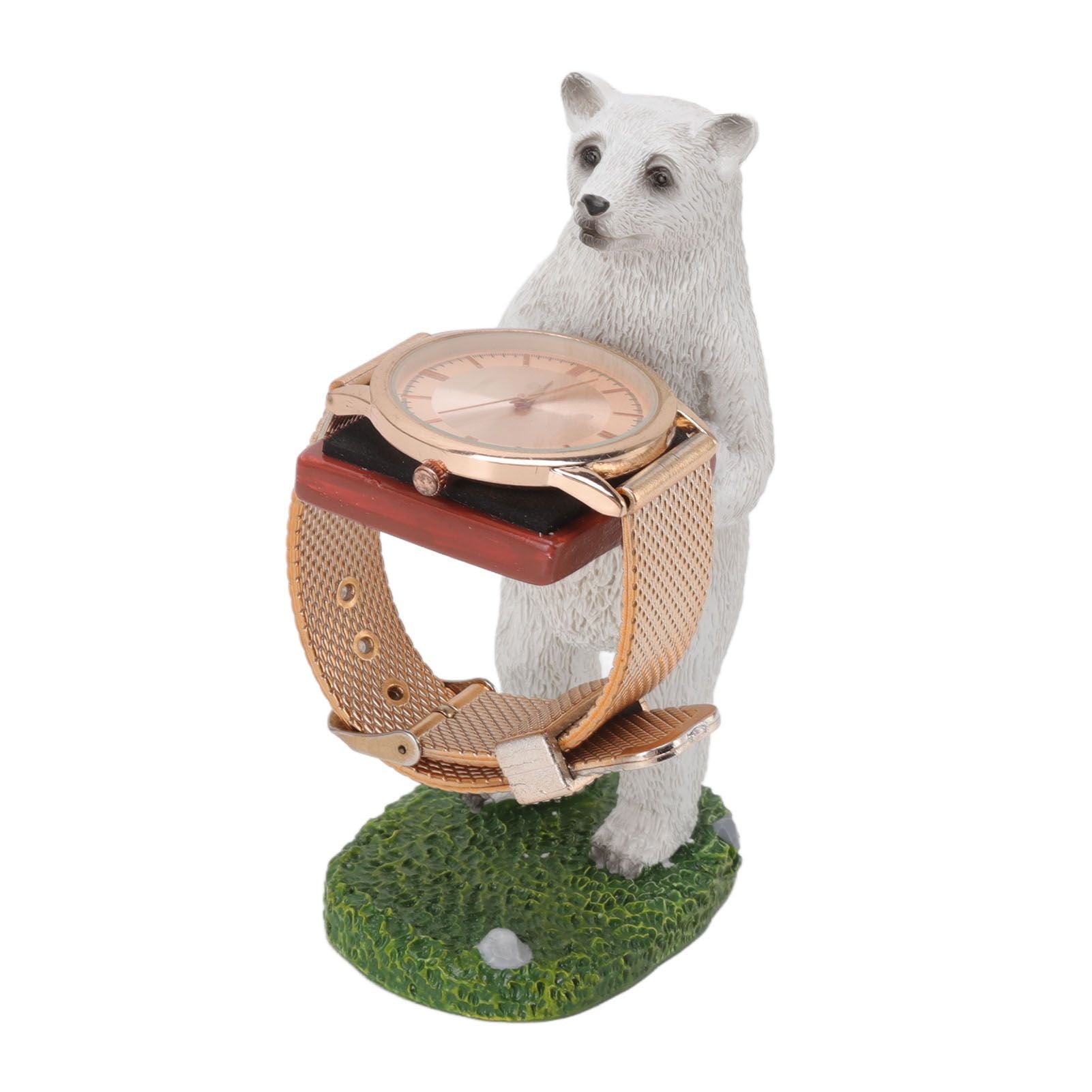 Resin Watch Stand Handmade Figurine Model Decorative Watch Display Stand for Home Polar Bear V1294-YM3117220222913-0421