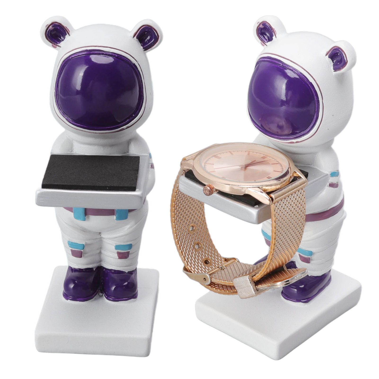 Resin Watch Stand Handmade Figurine Model Decorative Watch Display Stand for Home White Bear V1294-YM3117220222915-0421