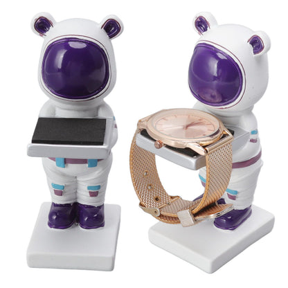 Resin Watch Stand Handmade Figurine Model Decorative Watch Display Stand for Home White Bear V1294-YM3117220222915-0421