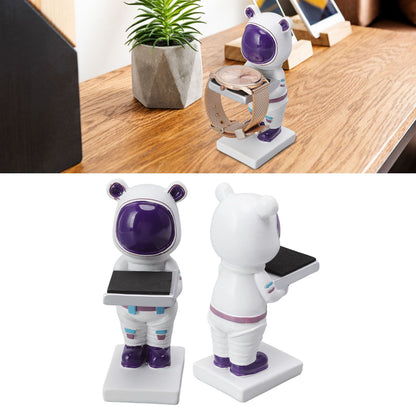 Resin Watch Stand Handmade Figurine Model Decorative Watch Display Stand for Home White Bear V1294-YM3117220222915-0421
