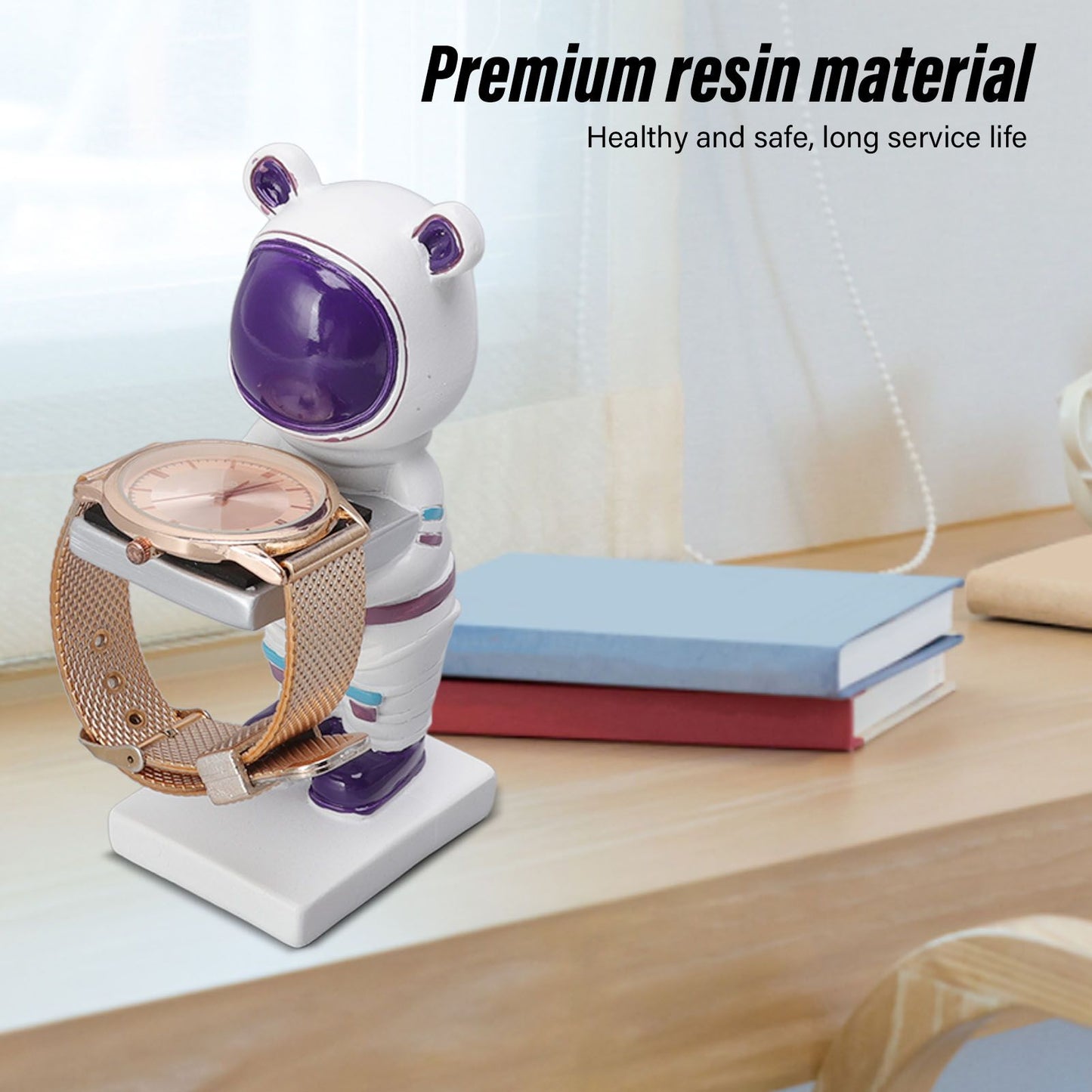 Resin Watch Stand Handmade Figurine Model Decorative Watch Display Stand for Home White Bear V1294-YM3117220222915-0421