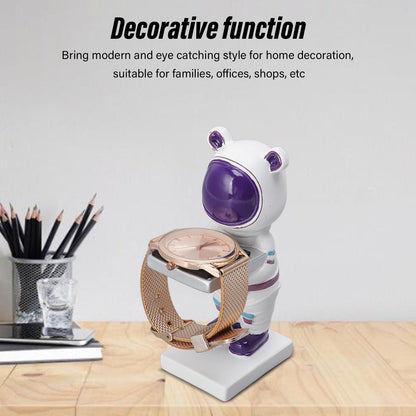 Resin Watch Stand Handmade Figurine Model Decorative Watch Display Stand for Home White Bear V1294-YM3117220222915-0421
