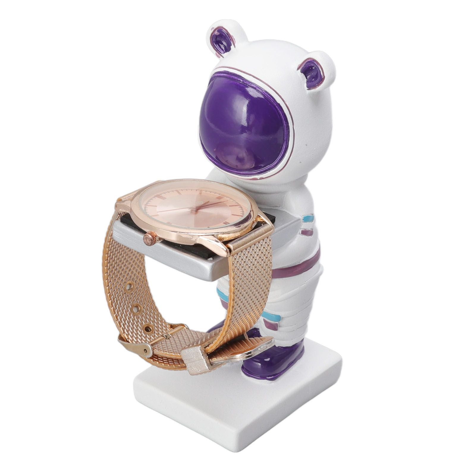 Resin Watch Stand Handmade Figurine Model Decorative Watch Display Stand for Home White Bear V1294-YM3117220222915-0421
