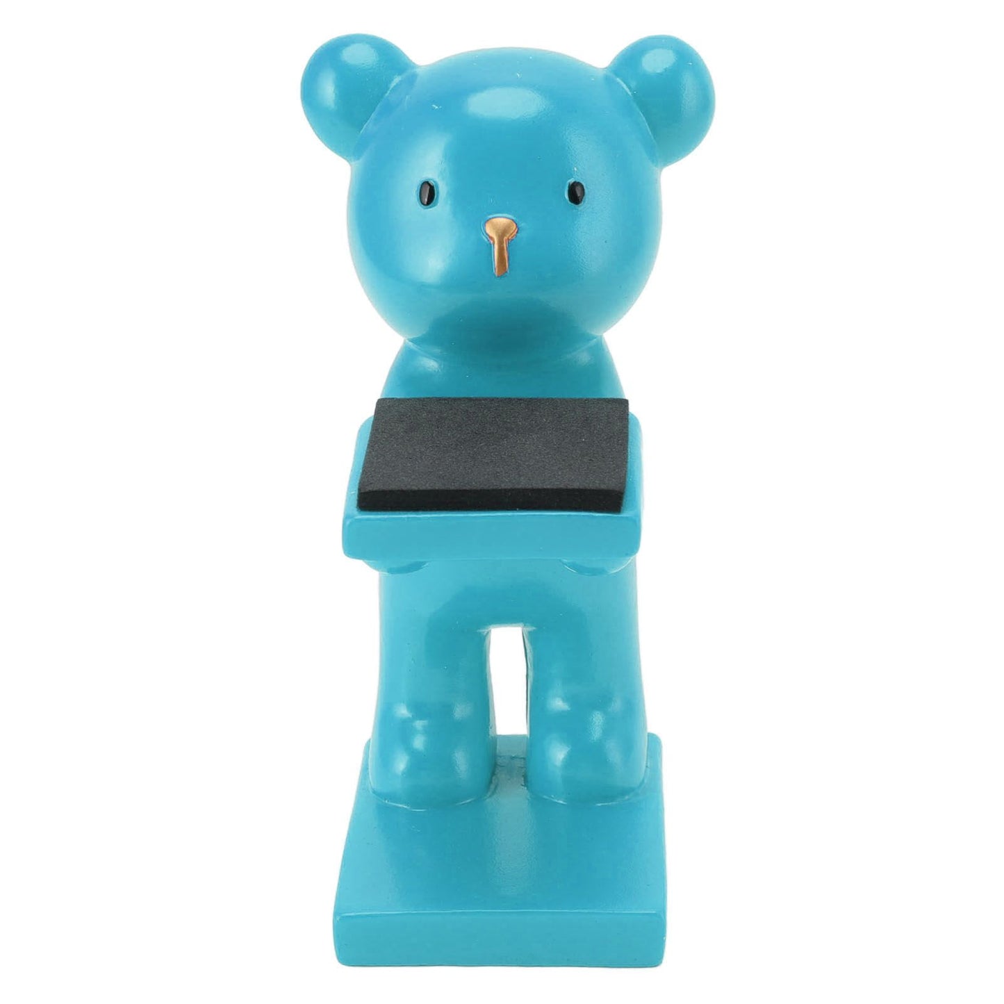 Bear Watch Stand Handcrafted Three Dimensional Modern Style Resin Watch Display Stand for Home Office Blue V1294-YM3117220223013-0421