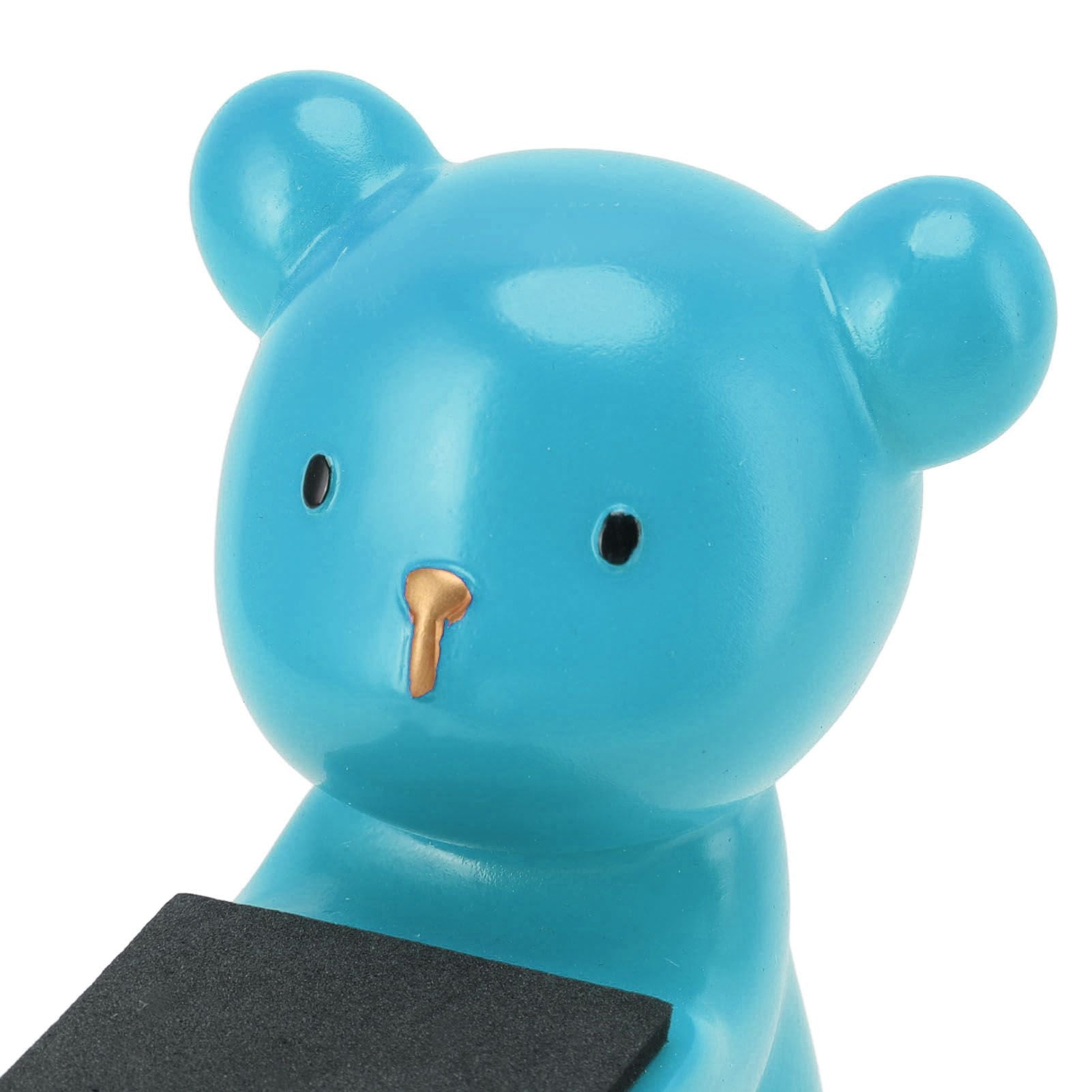 Bear Watch Stand Handcrafted Three Dimensional Modern Style Resin Watch Display Stand for Home Office Blue V1294-YM3117220223013-0421