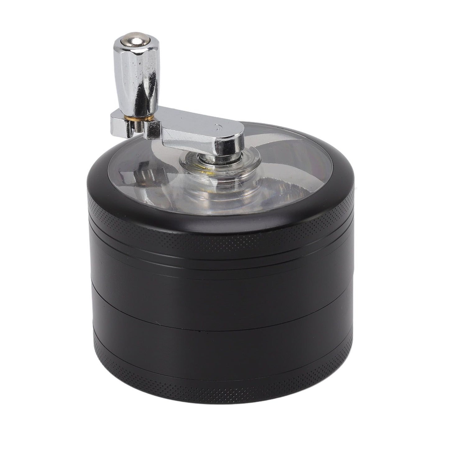 4 Layers Hand Crank Spices Grinder Zinc Alloy 60mm Manual Spice Grinder with Filter V1294-YM3117220223411-0421