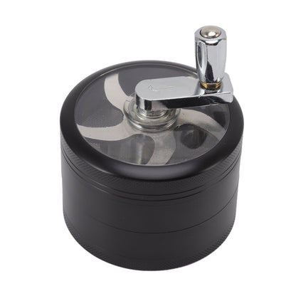 4 Layers Hand Crank Spices Grinder Zinc Alloy 60mm Manual Spice Grinder with Filter V1294-YM3117220223411-0421