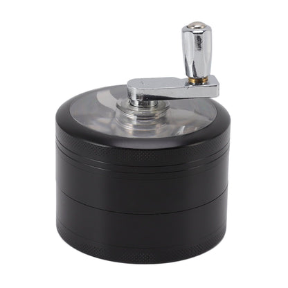 4 Layers Hand Crank Spices Grinder Zinc Alloy 60mm Manual Spice Grinder with Filter V1294-YM3117220223411-0421