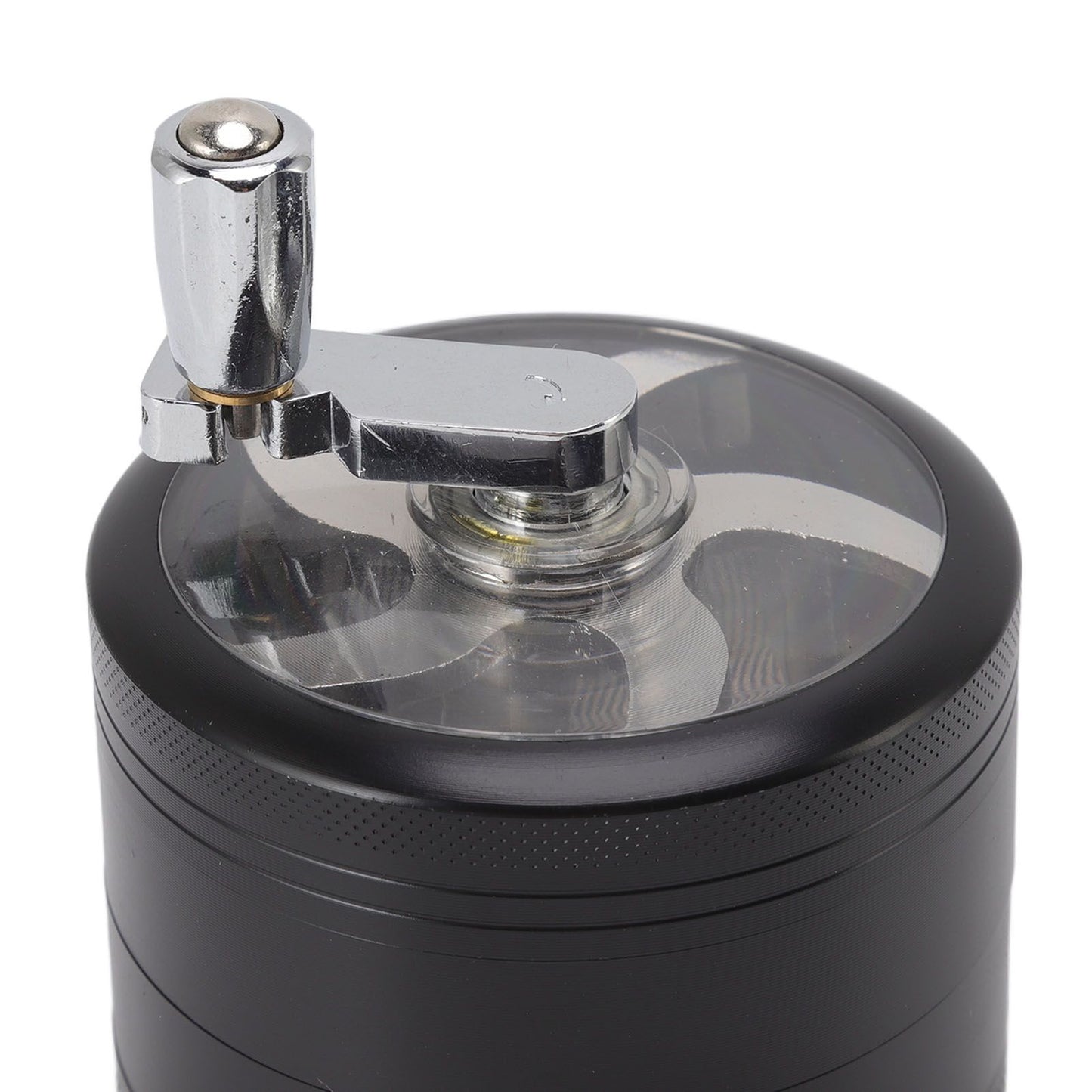 4 Layers Hand Crank Spices Grinder Zinc Alloy 60mm Manual Spice Grinder with Filter V1294-YM3117220223411-0421