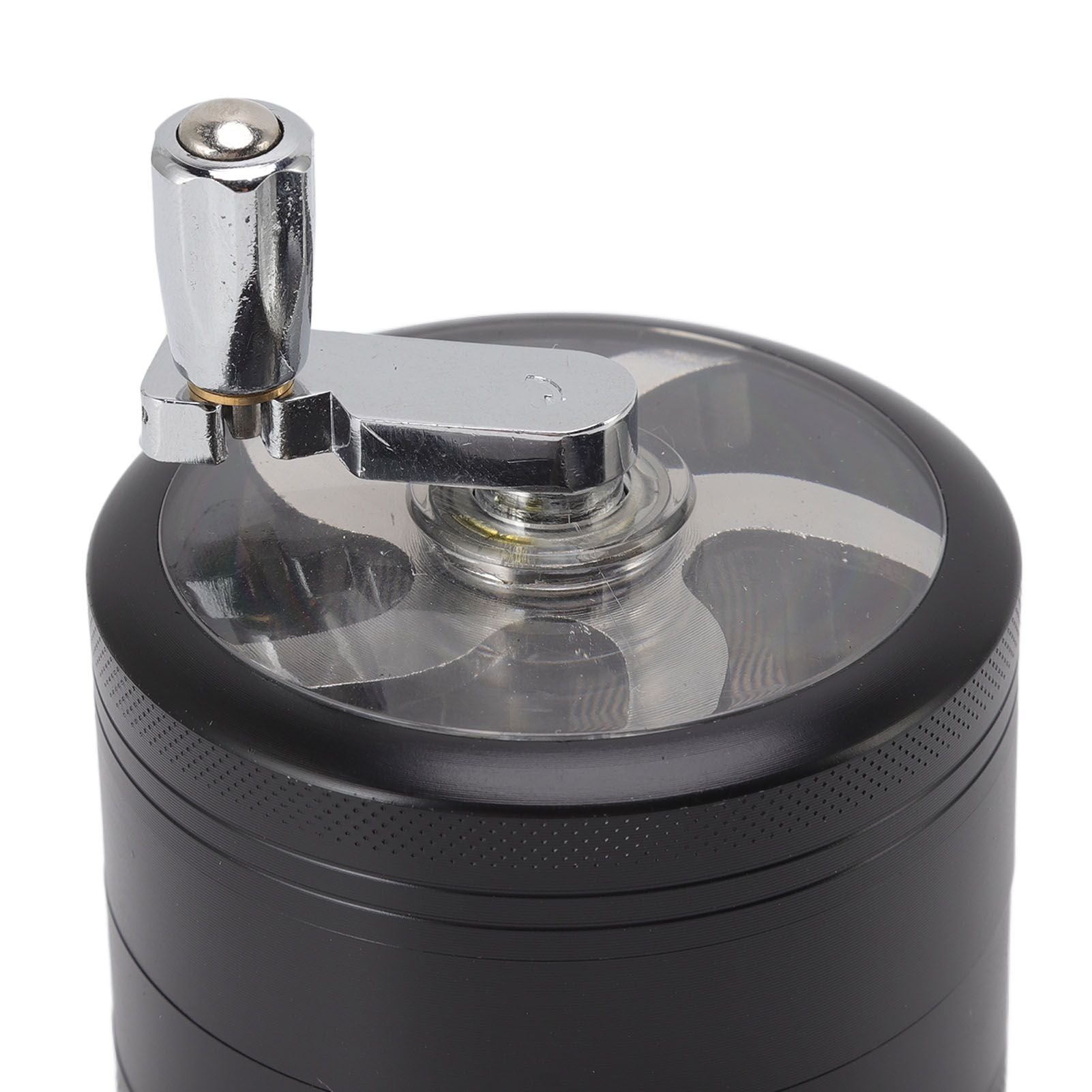 4 Layers Hand Crank Spices Grinder Zinc Alloy 60mm Manual Spice Grinder with Filter V1294-YM3117220223411-0421