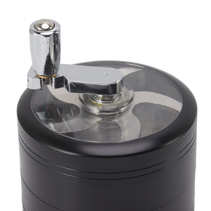 4 Layers Hand Crank Spices Grinder Zinc Alloy 60mm Manual Spice Grinder with Filter V1294-YM3117220223411-0421