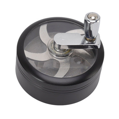 4 Layers Hand Crank Spices Grinder Zinc Alloy 60mm Manual Spice Grinder with Filter V1294-YM3117220223411-0421