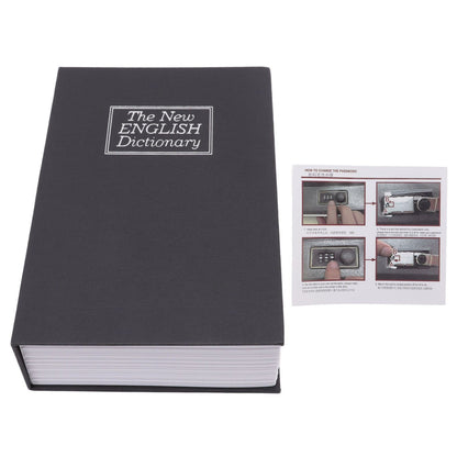Book Safe Box Innovative Medium Dictionary Diversion Book Safe with Coded Lock for Storing Money Jewelry V1294-YM3117220223811-0421