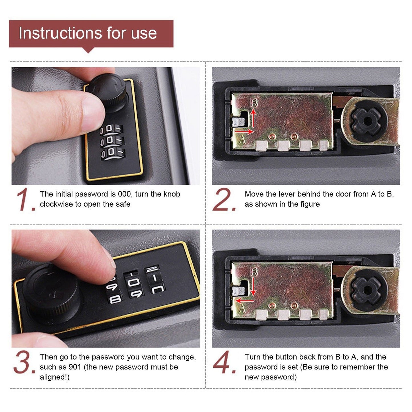 Book Safe Box Innovative Medium Dictionary Diversion Book Safe with Coded Lock for Storing Money Jewelry V1294-YM3117220223811-0421