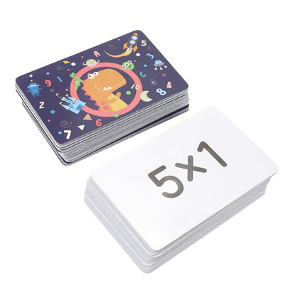 Math Multiplication Board Children Montessori Counting Educational Toys Wooden Multiplication Table Board Game V1294-YM3117220223911-0421
