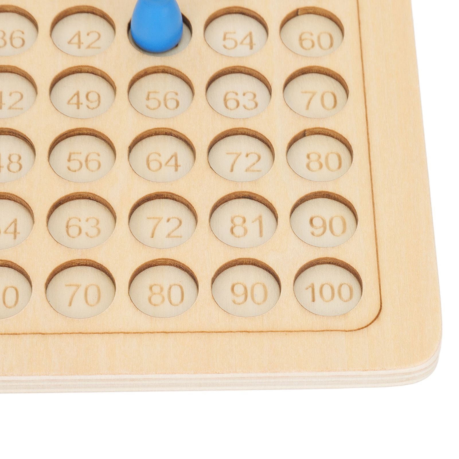 Math Multiplication Board Children Montessori Counting Educational Toys Wooden Multiplication Table Board Game V1294-YM3117220223911-0421