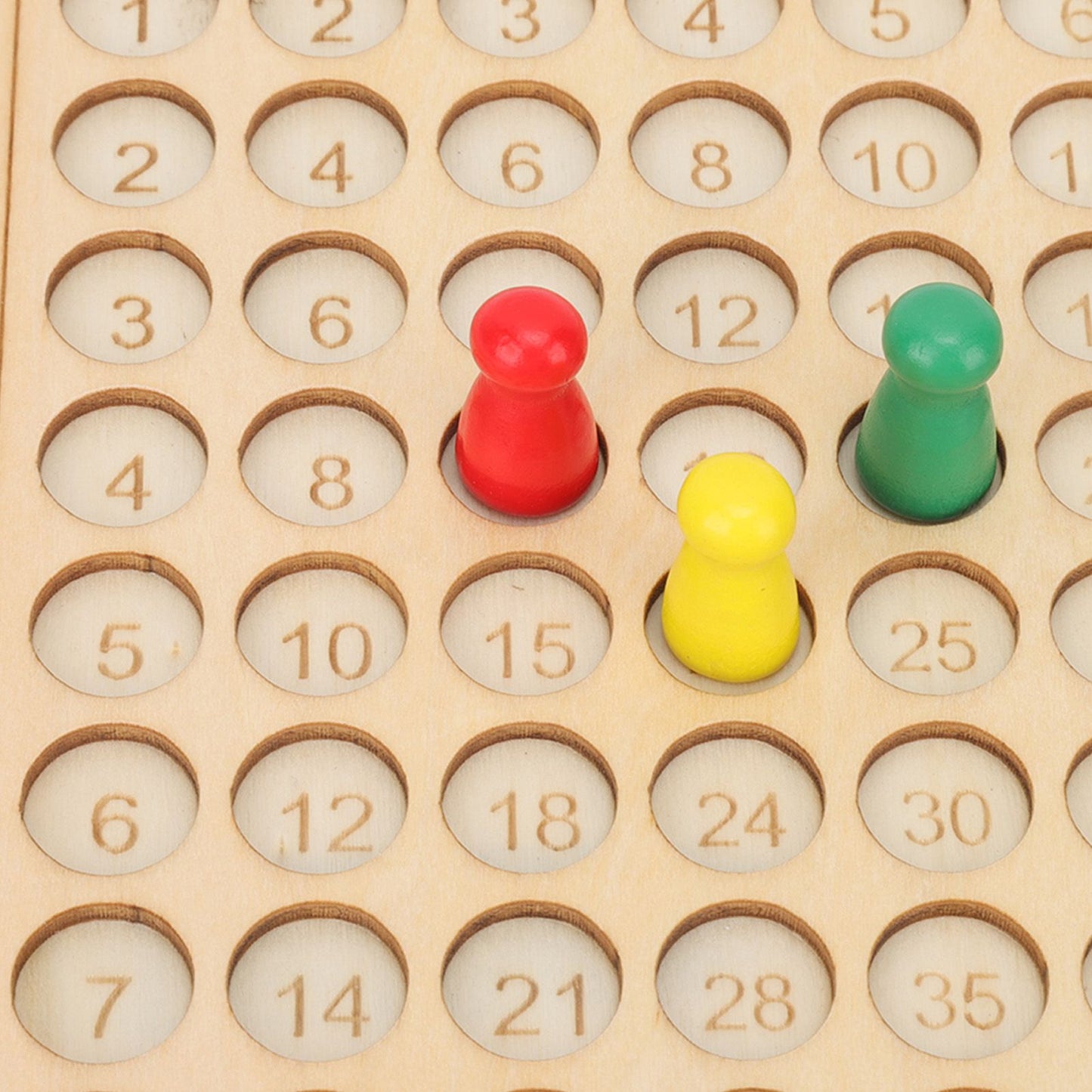 Math Multiplication Board Children Montessori Counting Educational Toys Wooden Multiplication Table Board Game V1294-YM3117220223911-0421