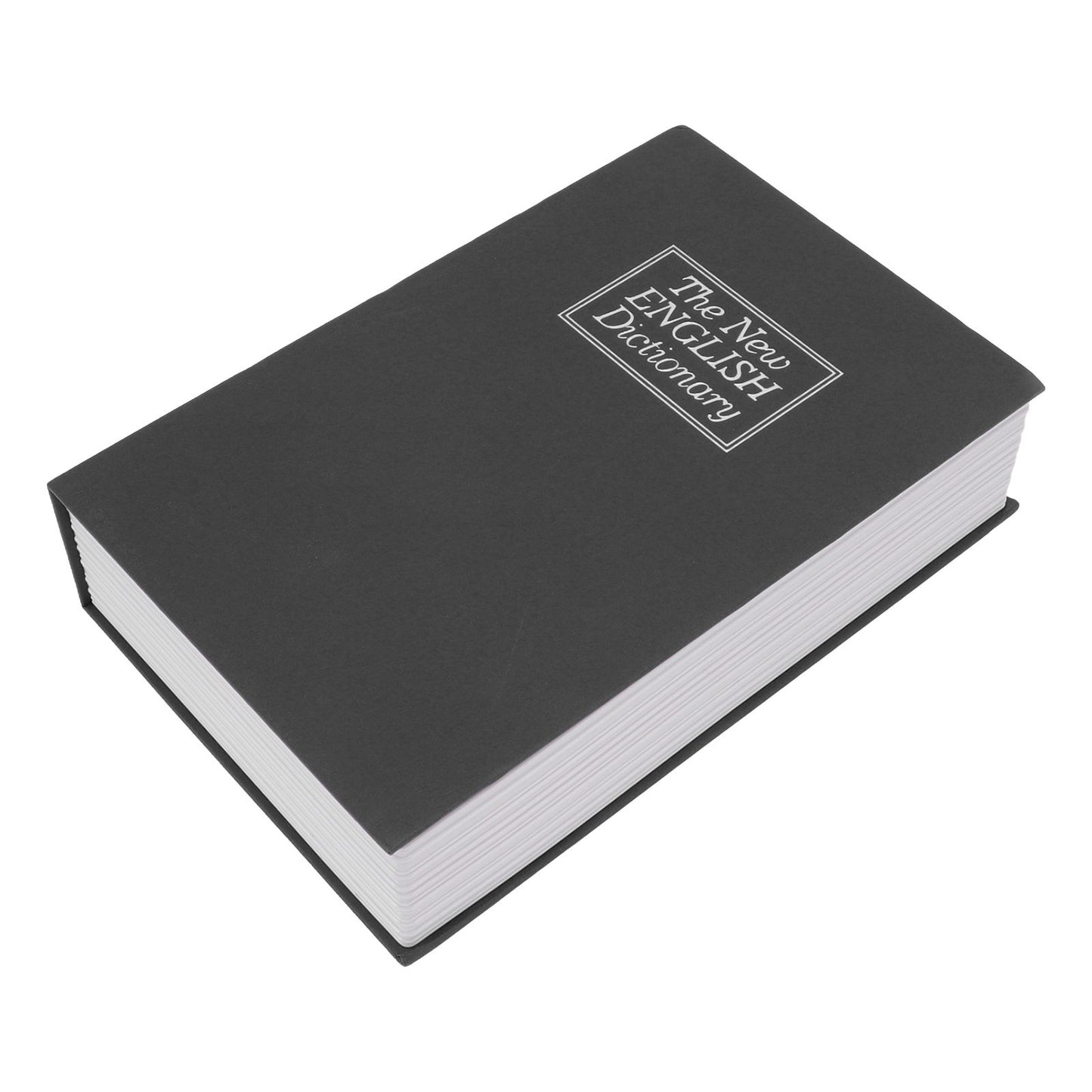 Book Safe Simulation Book Safe Box Portable Money Storing Box with Lock Key for Birthday Gift Black V1294-YM3117220224011-0421