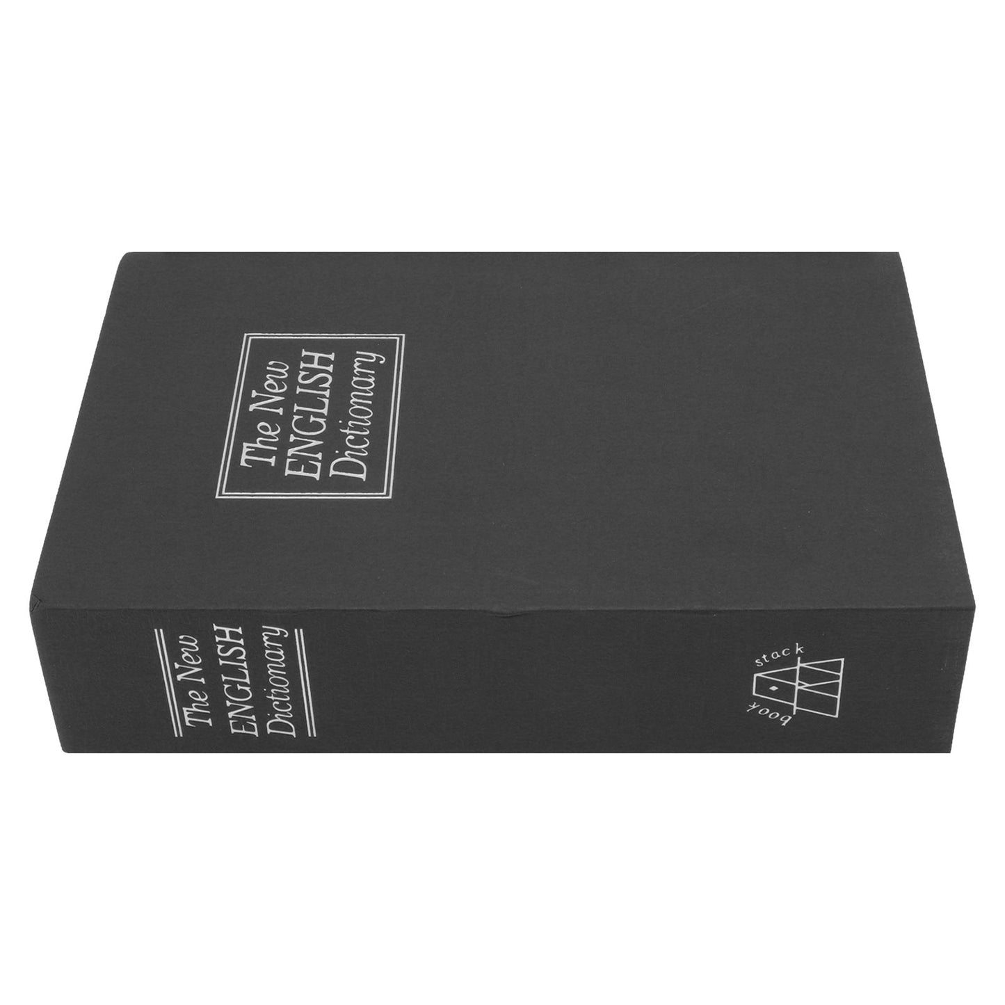 Book Safe Simulation Book Safe Box Portable Money Storing Box with Lock Key for Birthday Gift Black V1294-YM3117220224011-0421