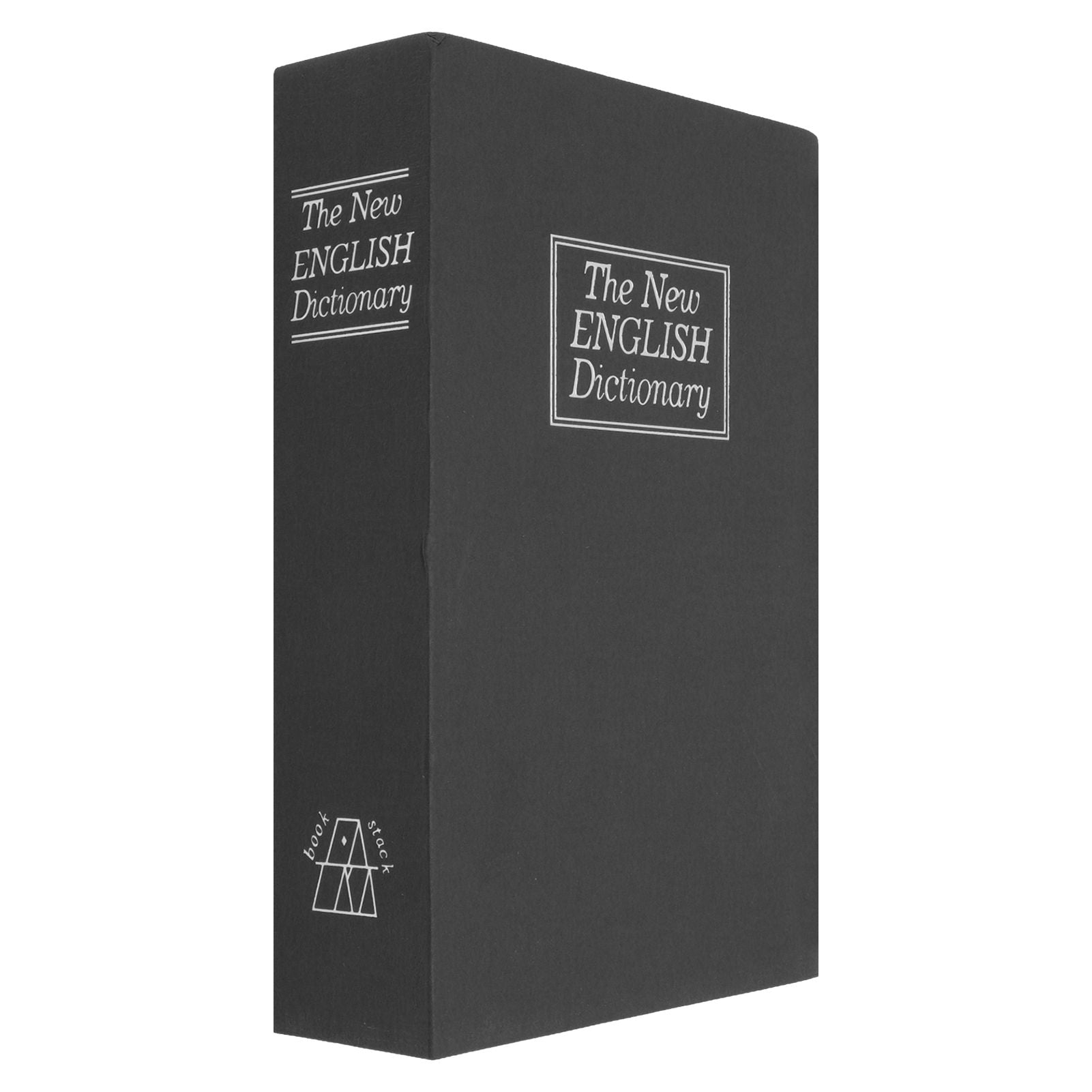 Book Safe Simulation Book Safe Box Portable Money Storing Box with Lock Key for Birthday Gift Black V1294-YM3117220224011-0421
