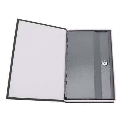 Book Safe Simulation Book Safe Box Portable Money Storing Box with Lock Key for Birthday Gift Black V1294-YM3117220224011-0421