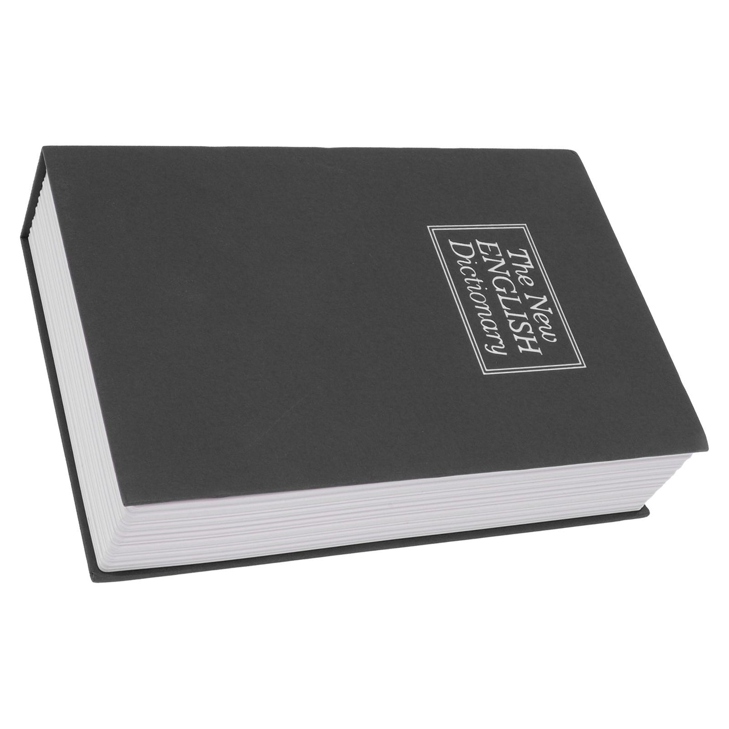 Book Safe Simulation Book Safe Box Portable Money Storing Box with Lock Key for Birthday Gift Black V1294-YM3117220224011-0421