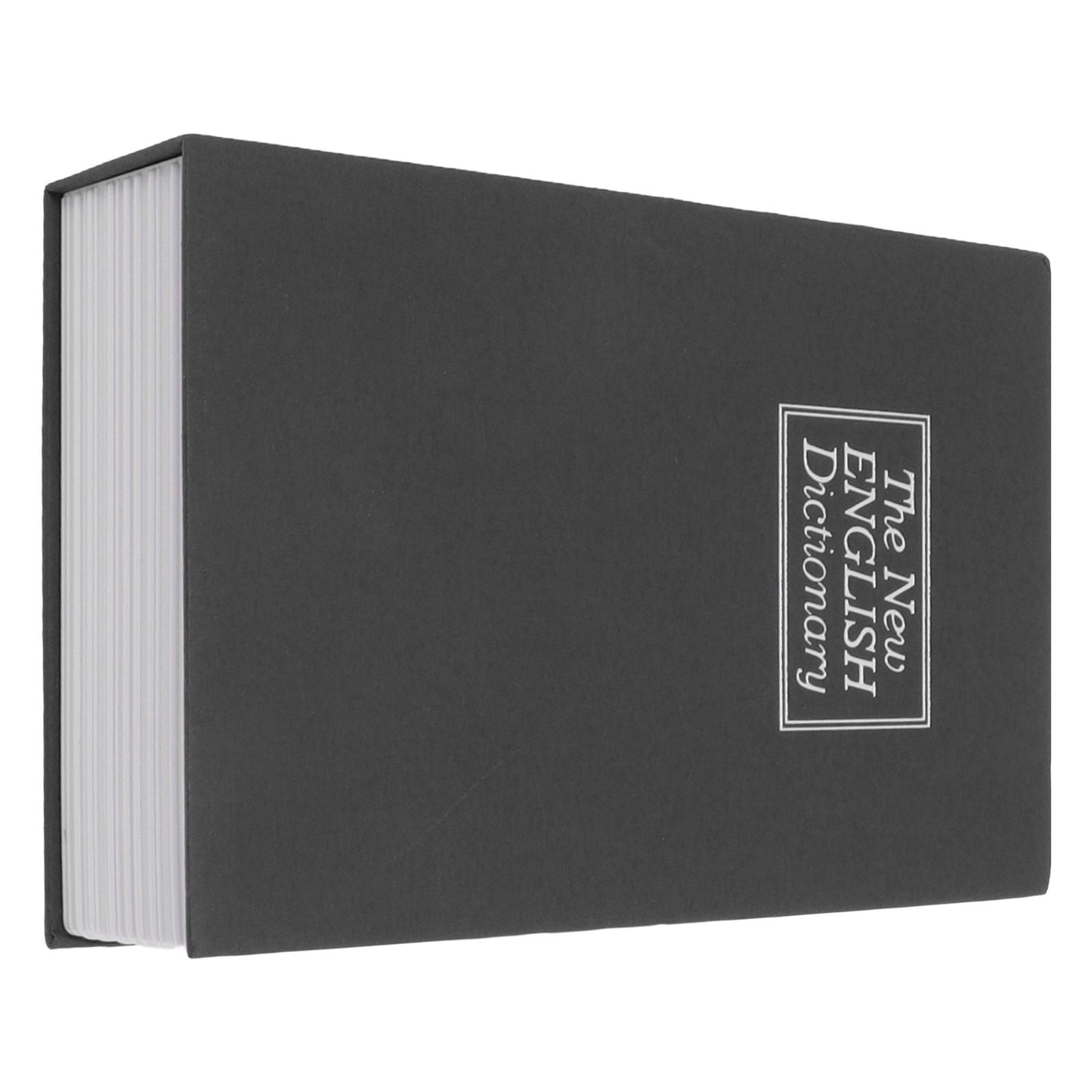 Book Safe Simulation Book Safe Box Portable Money Storing Box with Lock Key for Birthday Gift Black V1294-YM3117220224011-0421