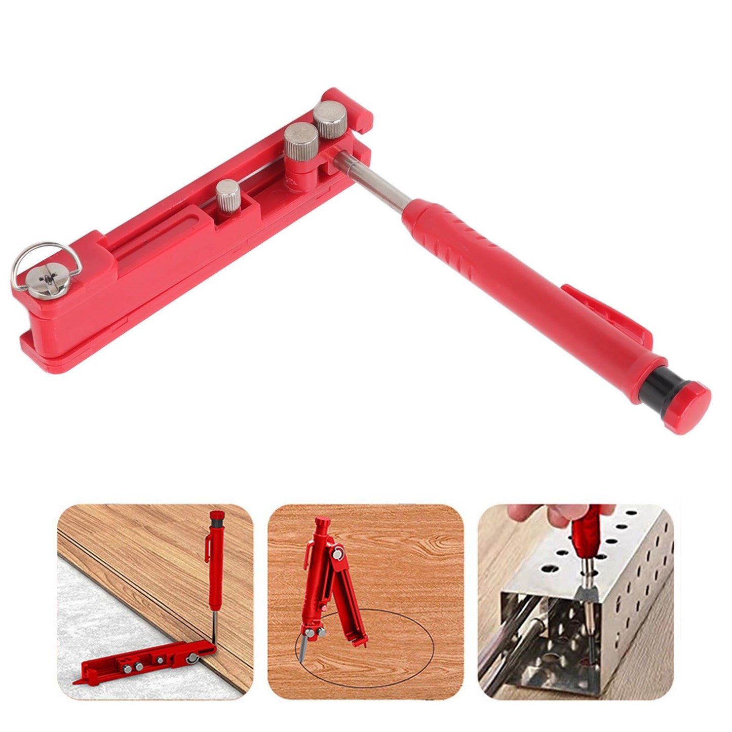 Carpenter Pencils Multifunctional Free Adjustment Compact Portable Scribe Tool for Home Outdoor Industry V1294-YM3117220224211-0421