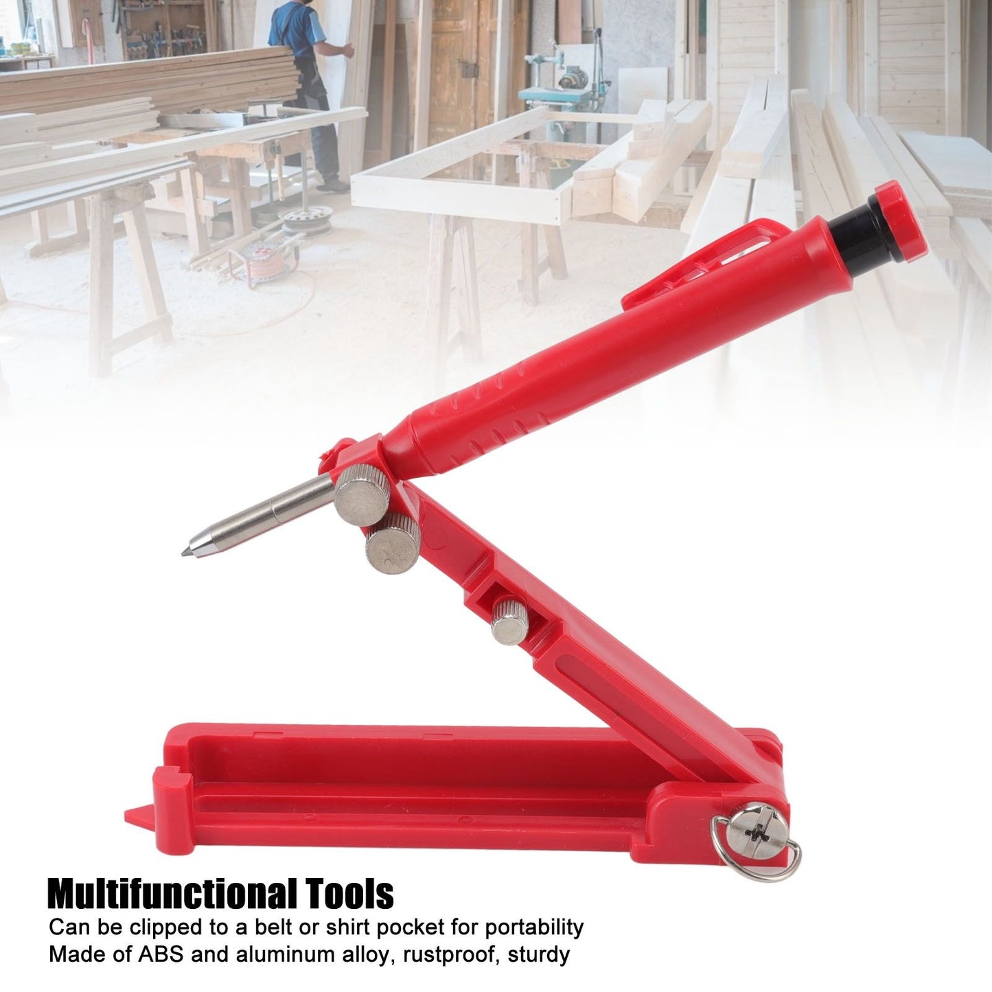 Carpenter Pencils Multifunctional Free Adjustment Compact Portable Scribe Tool for Home Outdoor Industry V1294-YM3117220224211-0421
