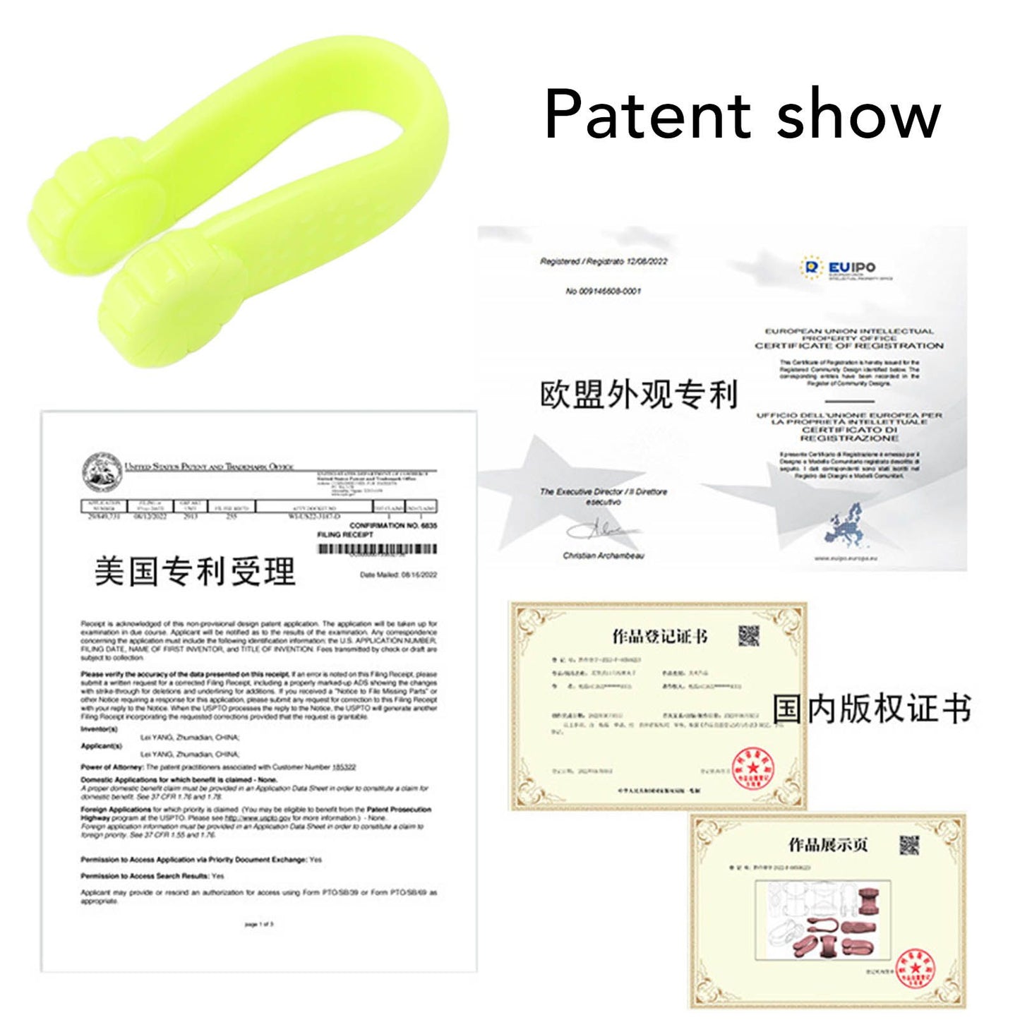 8PCS Hand Pressure Point Tool Plastic Hand Acupressure Clip for Between Thumb and Index Migraine Headache V1294-YM3117220224311-0421