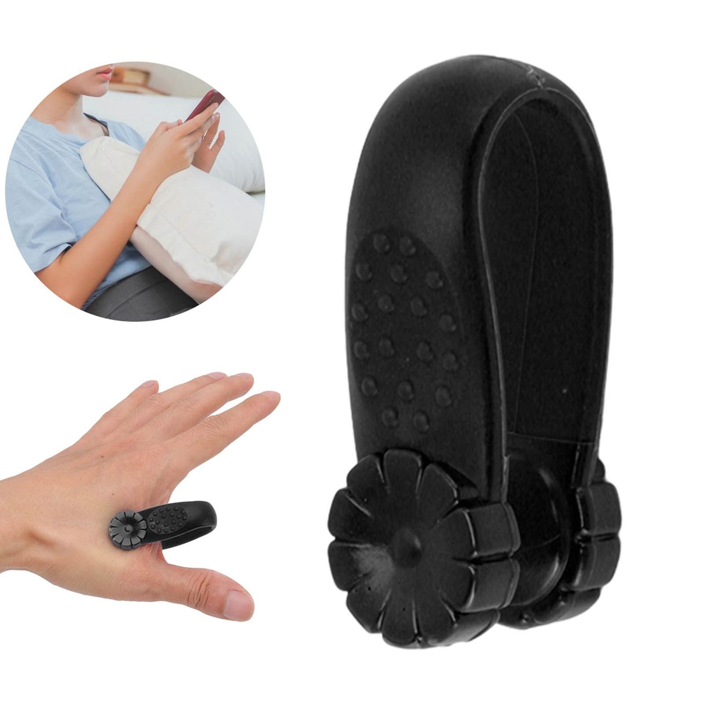 8PCS Hand Pressure Point Tool Plastic Hand Acupressure Clip for Between Thumb and Index Migraine Headache V1294-YM3117220224313-0421