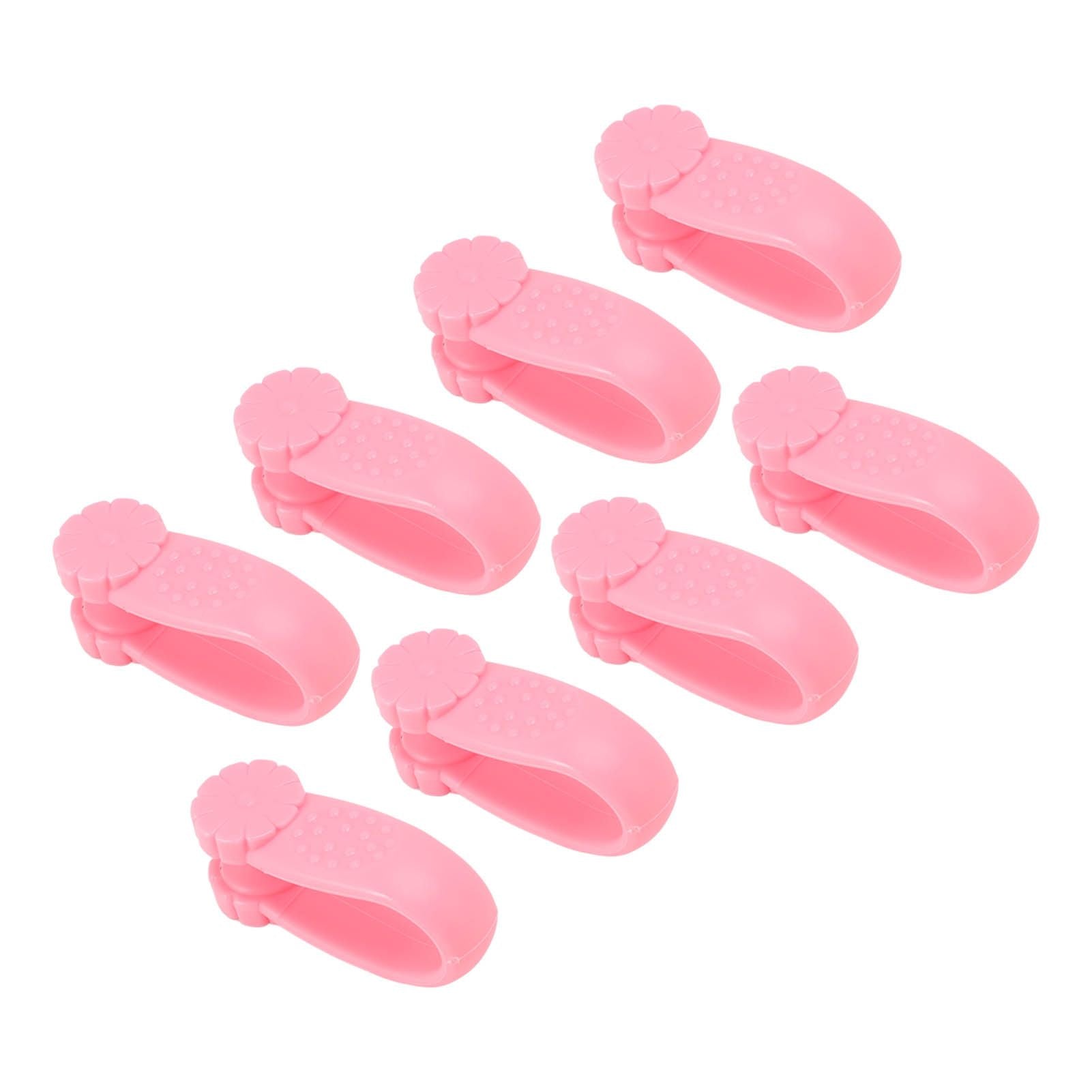 8PCS Hand Pressure Point Tool Plastic Hand Acupressure Clip for Between Thumb and Index Migraine Headache V1294-YM3117220224314-0421