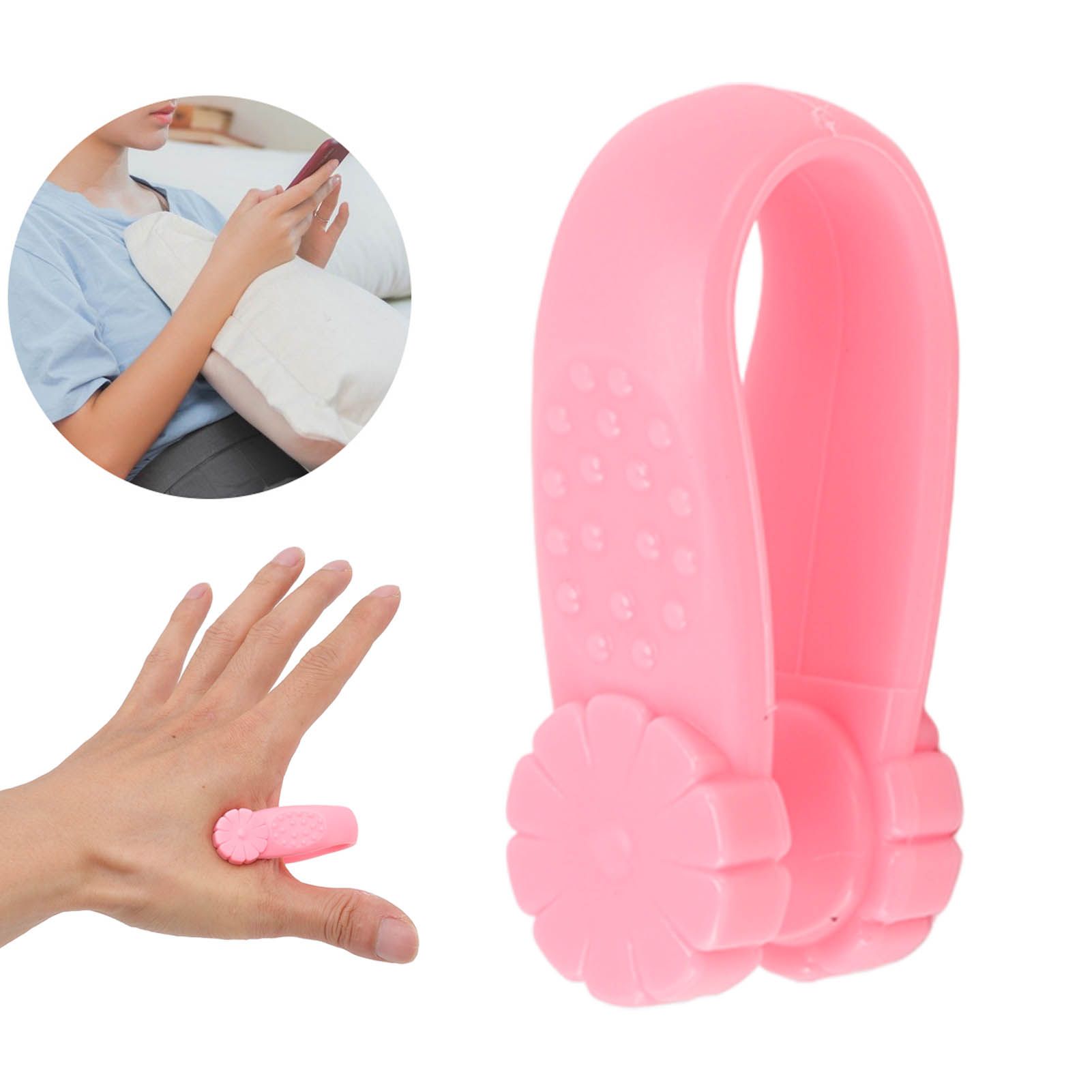 8PCS Hand Pressure Point Tool Plastic Hand Acupressure Clip for Between Thumb and Index Migraine Headache V1294-YM3117220224314-0421