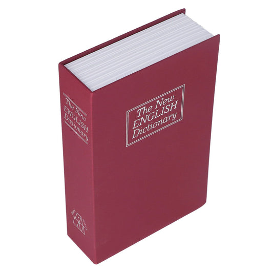 Diversion Book Safe Imitation Books Realistic Stainless Steel Liner Portable Book Safe Storage Box with Key V1294-YM3117220224412-0421