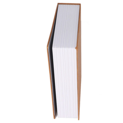 Book Safe Case Simulation Portable Safe Storage Box with Combination Lock for Bank Cards Jewelry Money Brown V1294-YM3117220224611-0421
