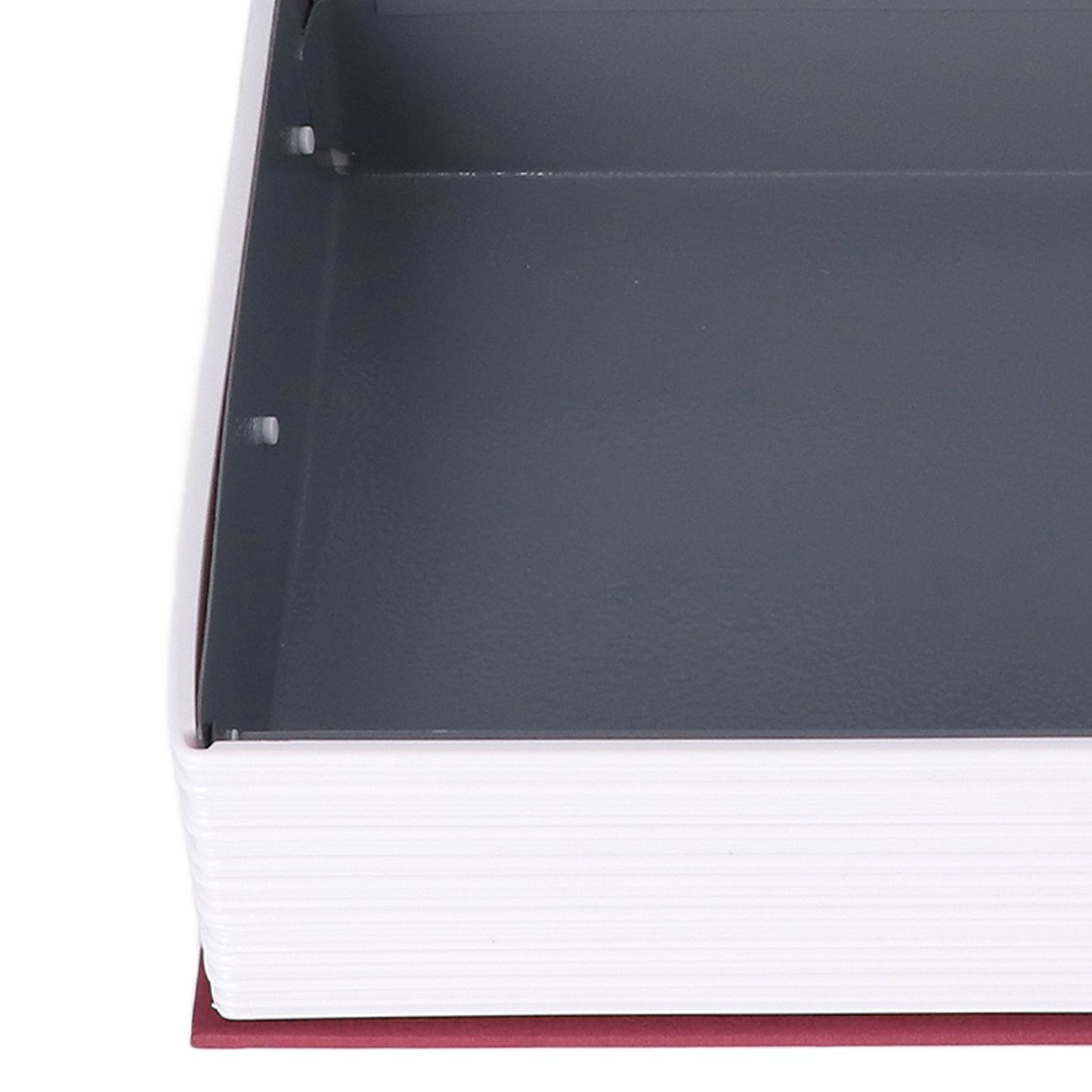 Book Safe Case Simulation Portable Safe Storage Box with Combination Lock for Bank Cards Jewelry Money Red V1294-YM3117220224612-0421